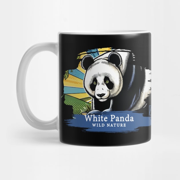 White Panda - WILD NATURE - WHITE PANDA -5 by ArtProjectShop